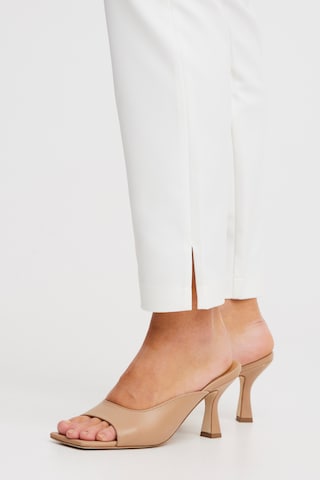 PULZ Jeans Slim fit Pants 'Bindy' in White