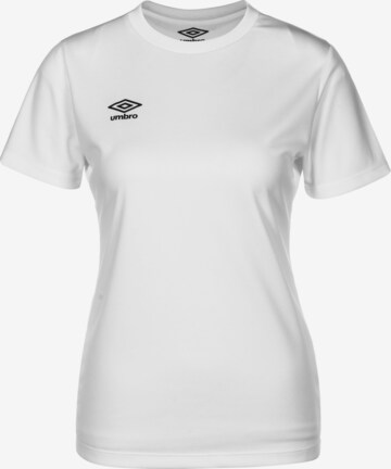 Maillot UMBRO en blanc : devant