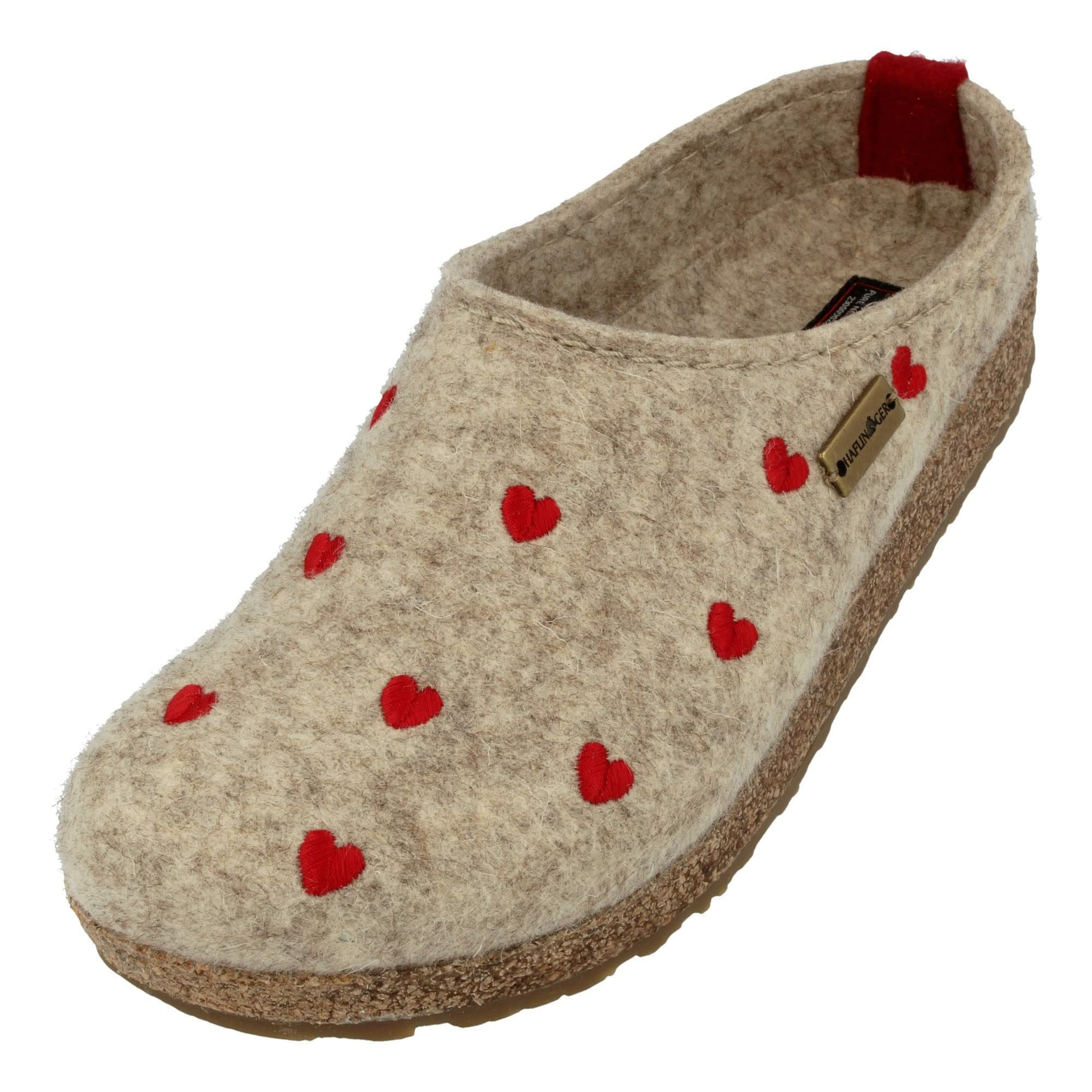 HAFLINGER Clogs in Beige: front