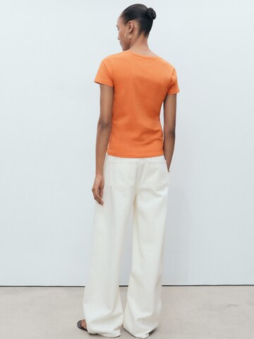 MANGO T-shirt i orange