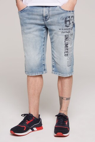 CAMP DAVID Slimfit Jeans 'RO:BI' in Blau: predná strana