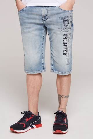 CAMP DAVID Slimfit Jeans 'RO:BI' in Blau: predná strana