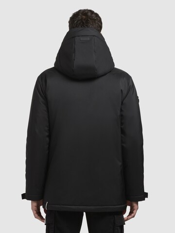 khujo Winter Jacket ' HAKET ' in Black