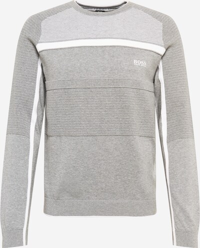 BOSS ATHLEISURE Kampsun 'Remi' helehall / valge, Tootevaade