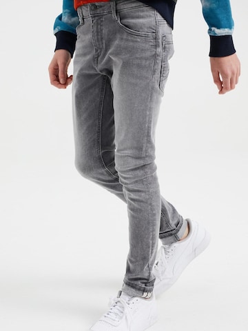 WE Fashion Skinny Jeans in Grau