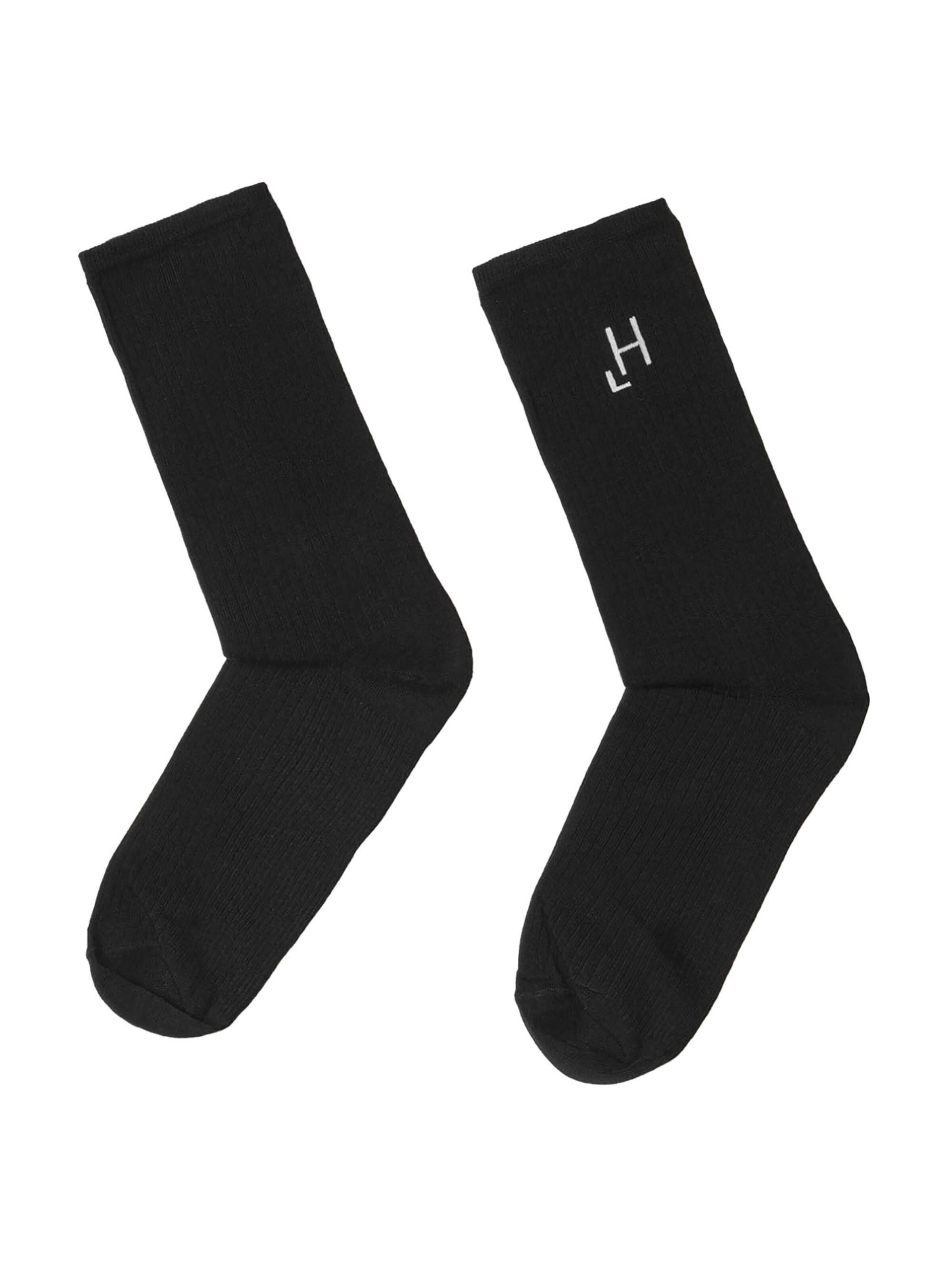 Chaussettes HINNOMINATE en noir : devant