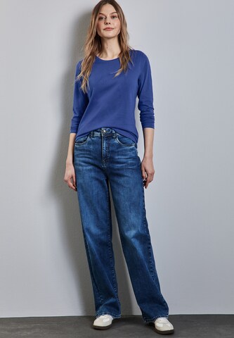 STREET ONE Basic Shirt in Blau