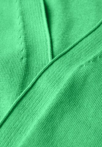 CECIL Offener Basic Cardigan in Grün