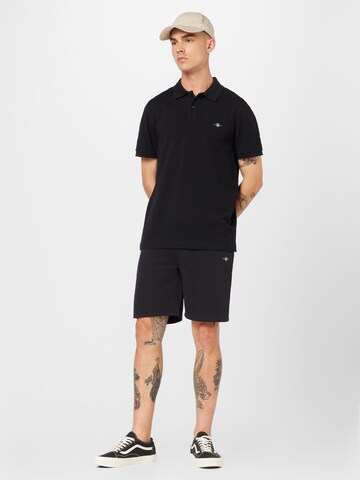 GANT Regular Shorts in Schwarz