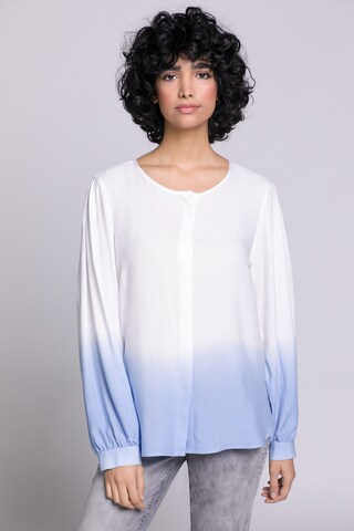 Gina Laura Blouse in Blue: front