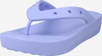 Crocs Σαγιονάρες διχαλωτές σε λιλά: μπροστά