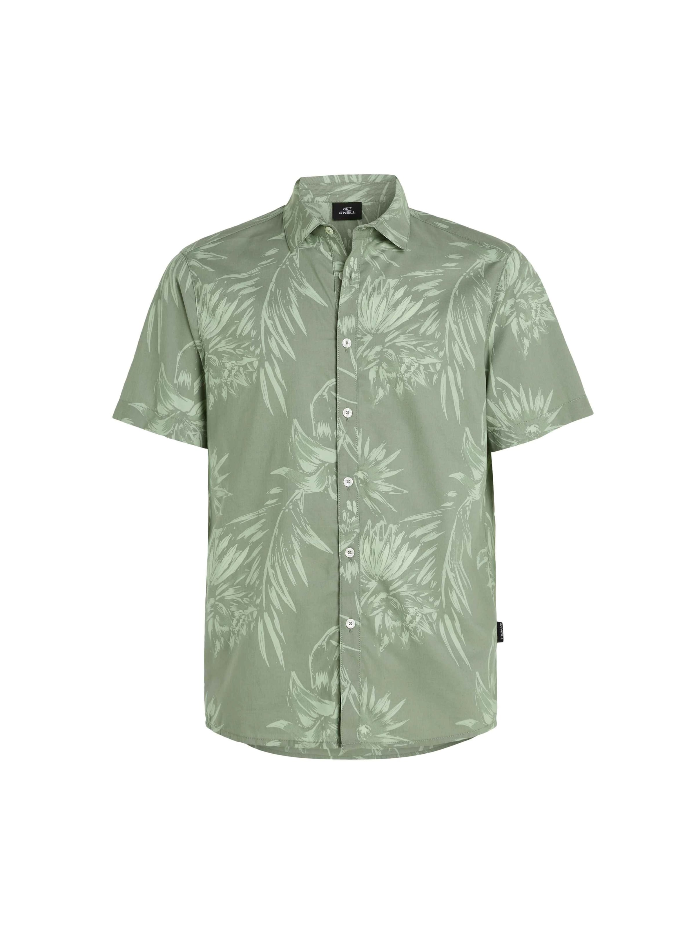O'NEILL Shirt 'Mix & Match Floral' in Groen: voorkant