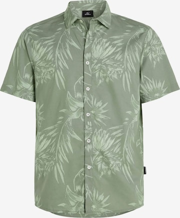 O'NEILL - Ajuste regular Camisa 'Mix & Match Floral' en verde: frente