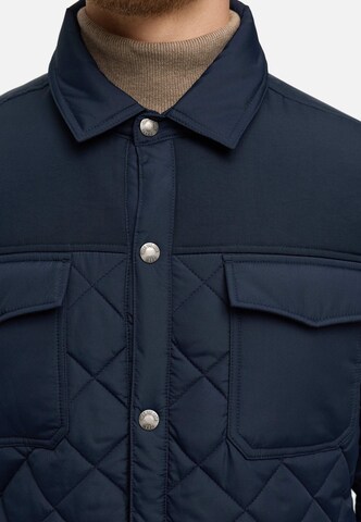 INDICODE JEANS Between-Season Jacket 'Dome' in Blue