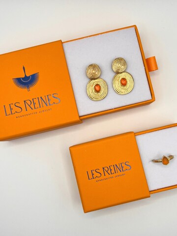 Les Reines - Brincos 'Lyrical Sunset' em ouro