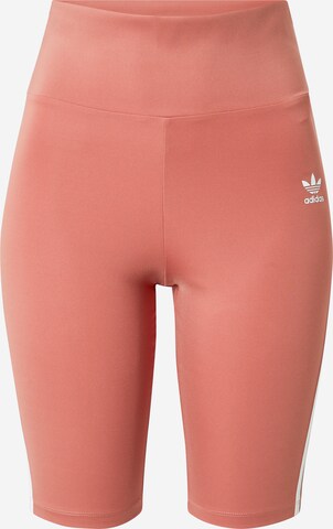 ADIDAS ORIGINALS Леггинсы 'Adicolor Classics Primeblue High-Waisted' в Оранжевый: спереди