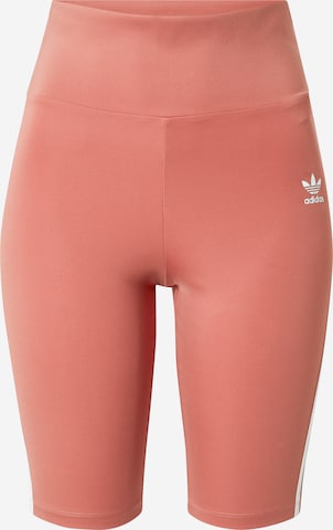 ADIDAS ORIGINALS Leggings 'Adicolor Classics Primeblue High-Waisted' in Orange: front