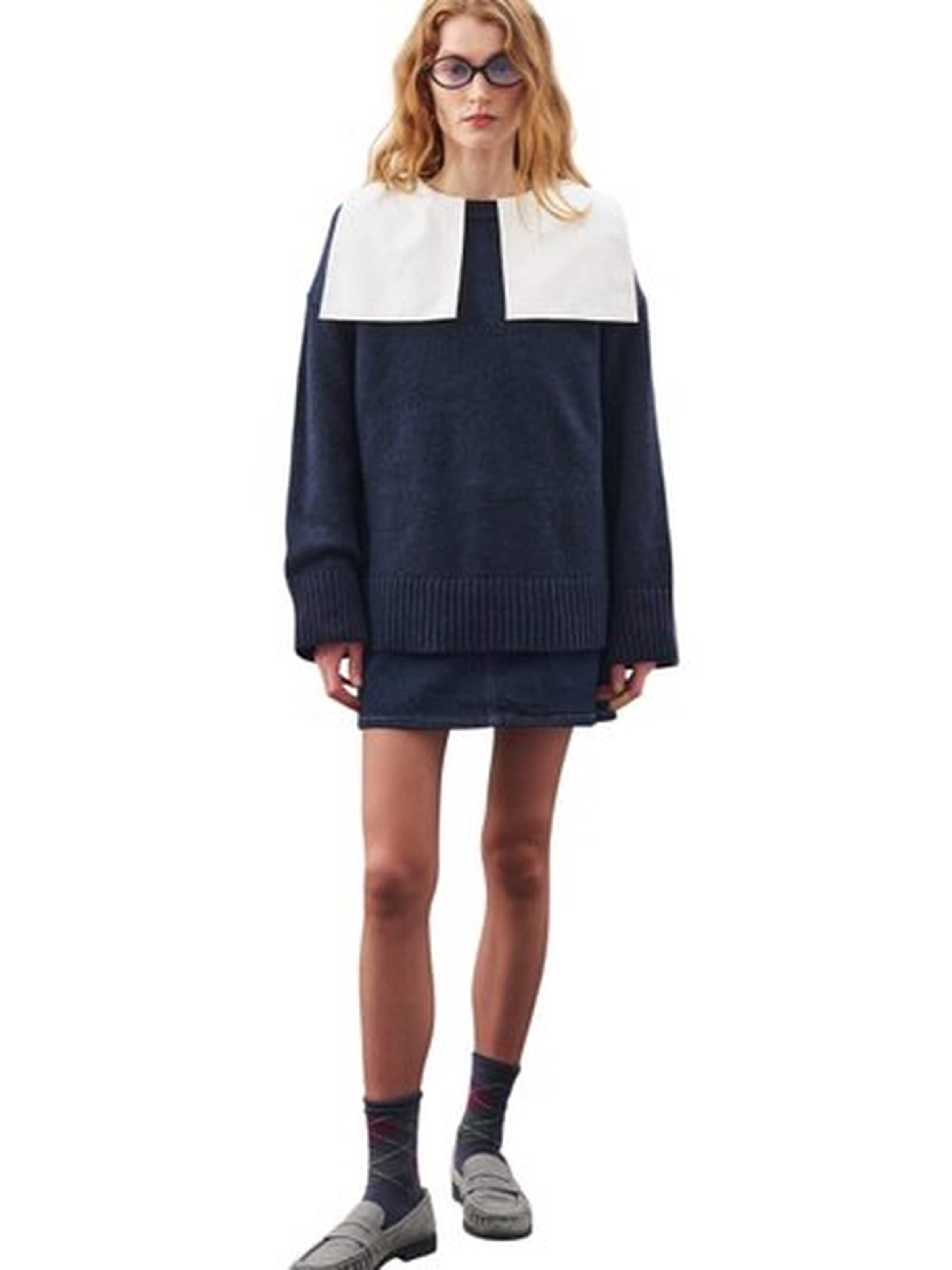 MANUKA Fleecejacke‌‌ in Blau: Vorderseite