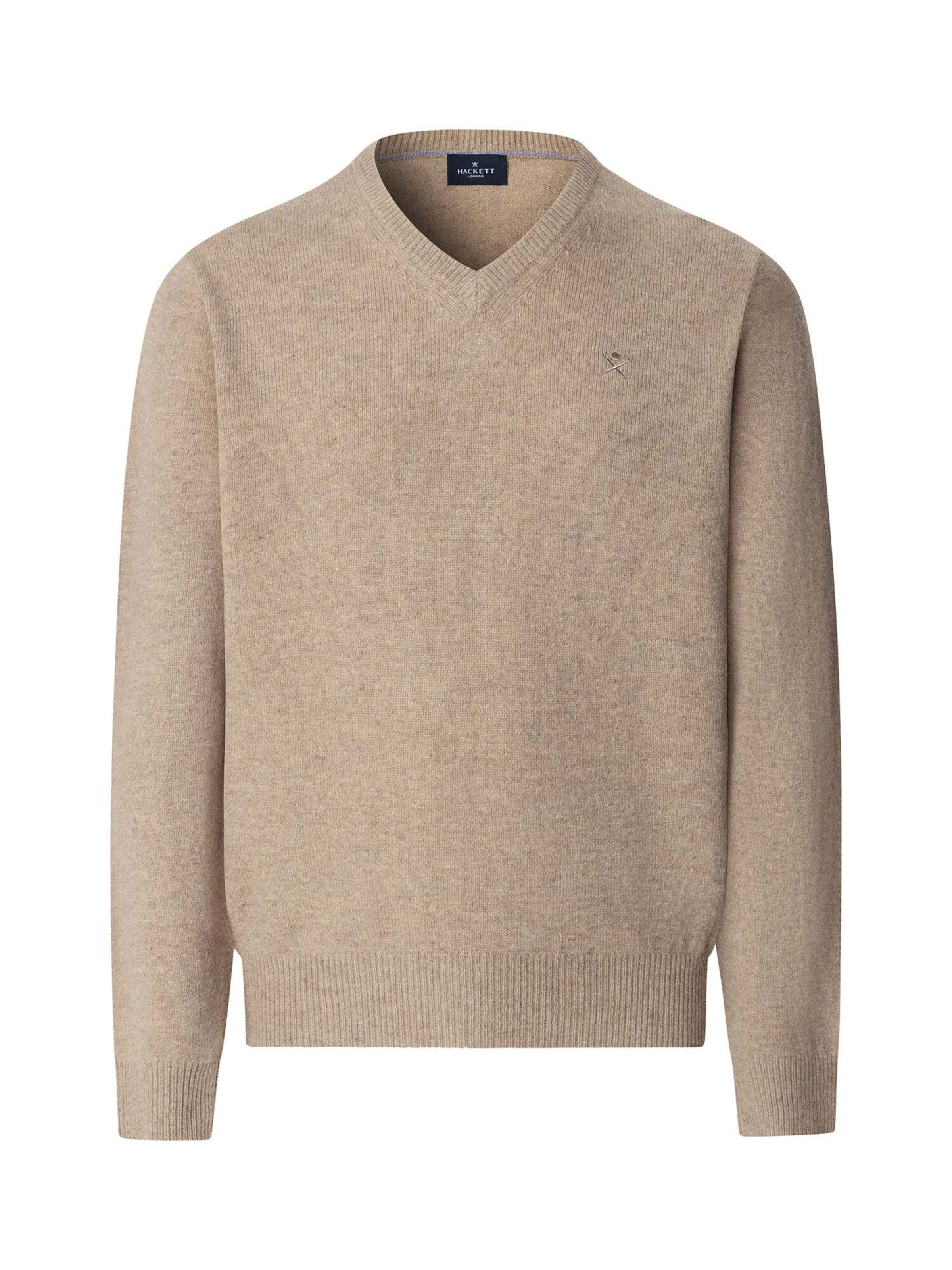 Pull-over Hackett London en beige : devant