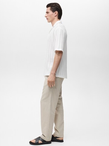 MANGO MAN Regular fit Overhemd 'MARTI' in Wit