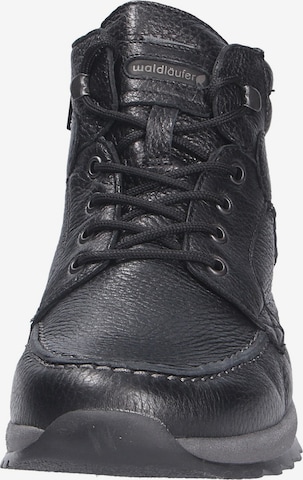 WALDLÄUFER Lace-Up Boots in Black