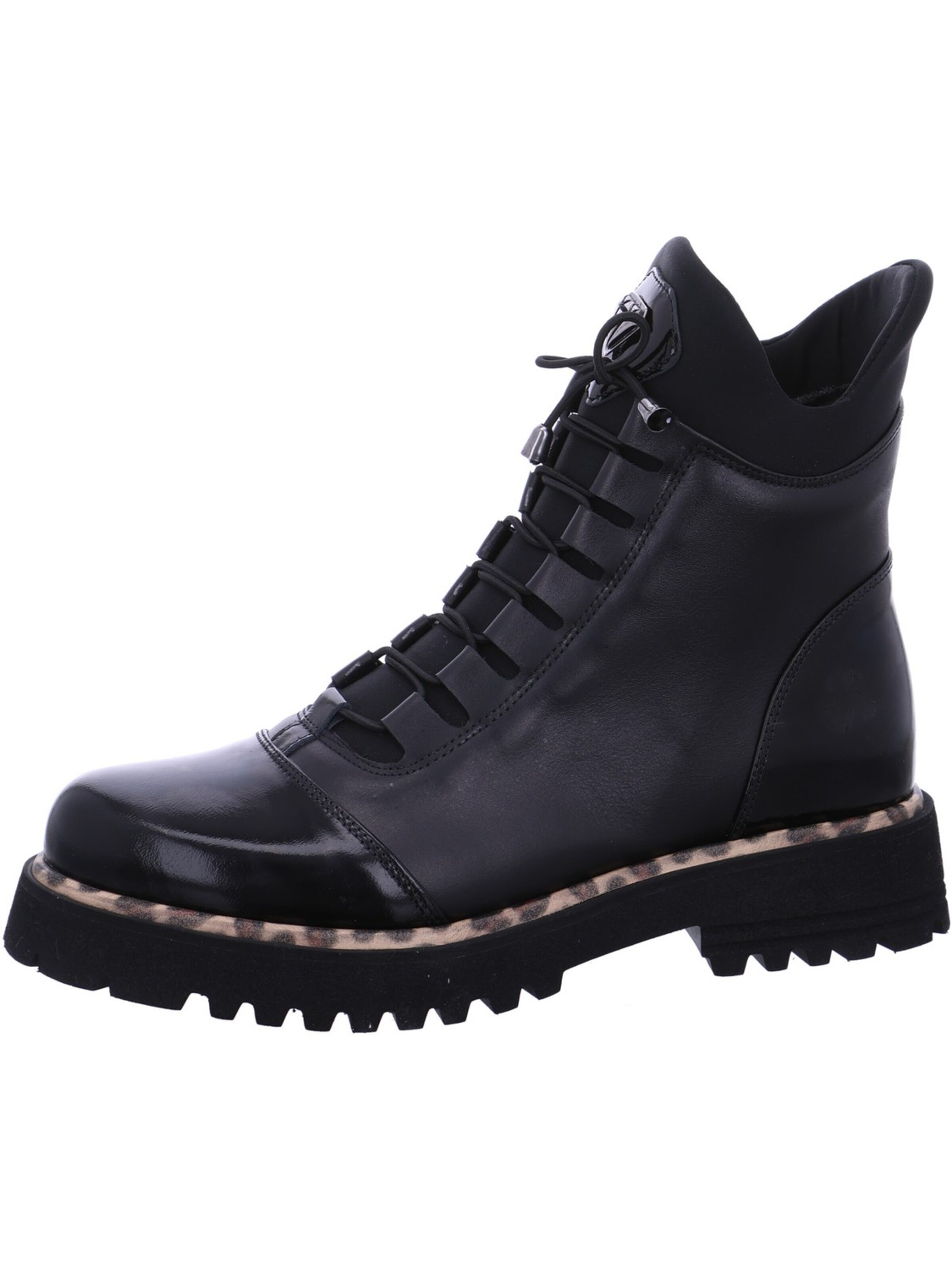 2GO FASHION Lace-Up Ankle Boots '2 Go Fashion' in Black: front