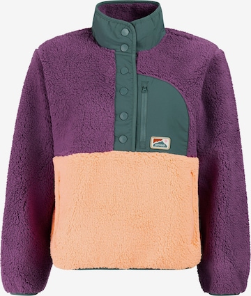 PROTEST Athletic Sweatshirt 'PRTBlizz' in Purple: front