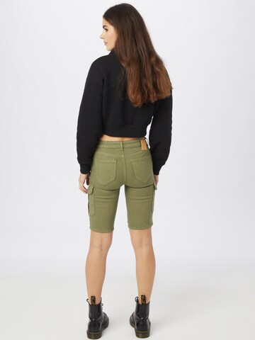 ONLY Skinny Cargo Jeans 'Missouri' in Green
