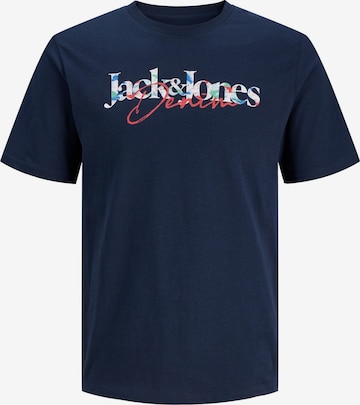 JACK & JONES - Camiseta en azul: frente