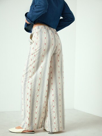 Next Широкий Штаны в Бежевый