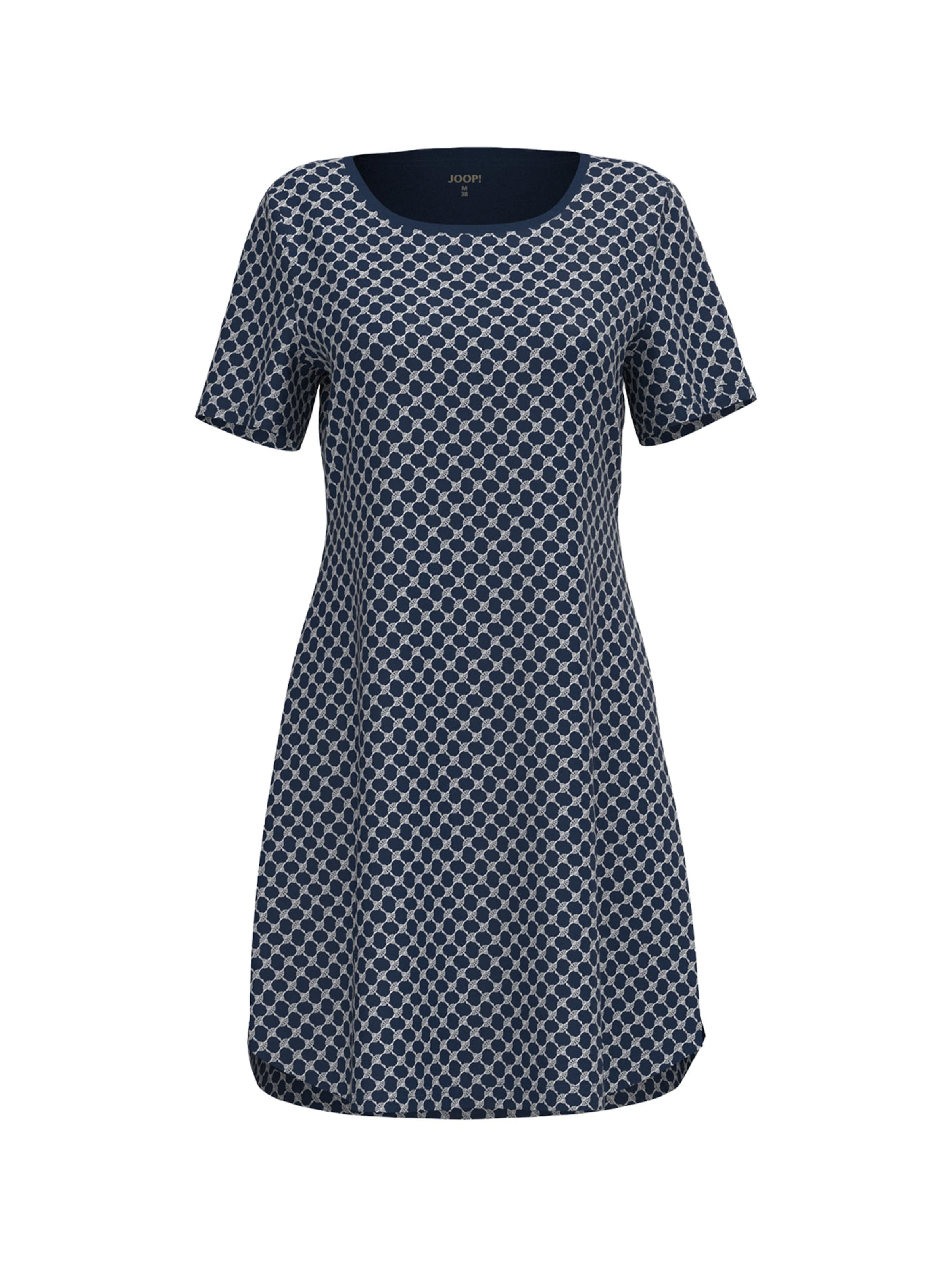 JOOP! Nachthemd &#x27;Cosy&#x27; in Blauw: voorkant