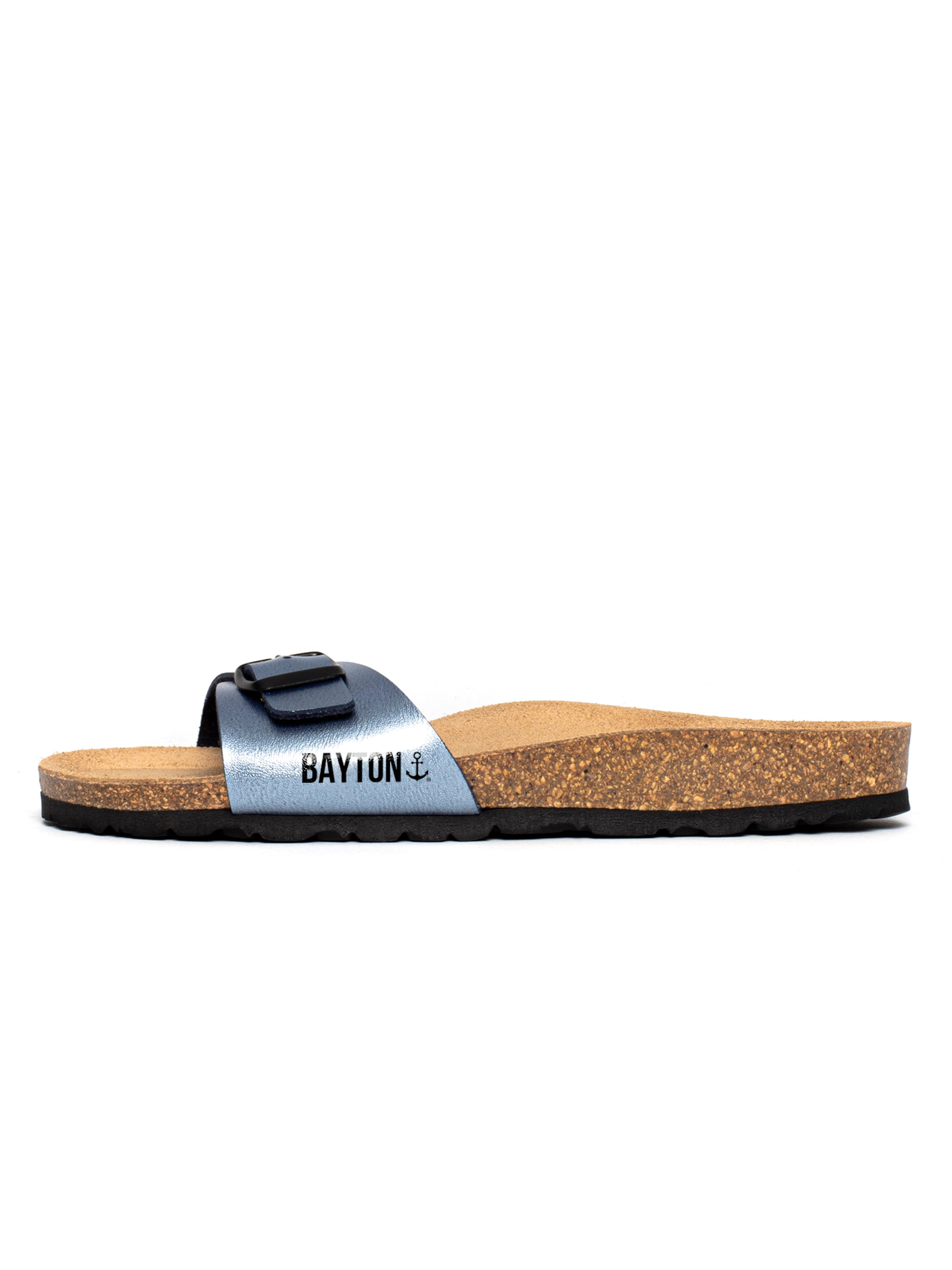 pelēks Bayton Ādas čības 'Zephyr': no priekšpuses