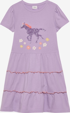 s.Oliver Kleid in Lila: Vorderseite