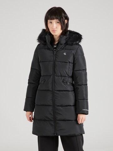 Calvin Klein Jeans Winter jacket in Black: front