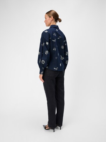 OBJECT - Blusa 'OBJJacket' em azul