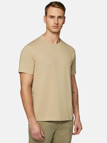 T-Shirt fonctionnel Boggi Milano en beige : devant