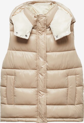 MANGO Vest 'Cancan' i beige: forside