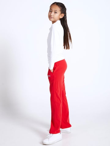 SPORTKIND Loosefit Sporthose 'Training'‌‌‌‌‌‌‌‌‌‌ in Rot