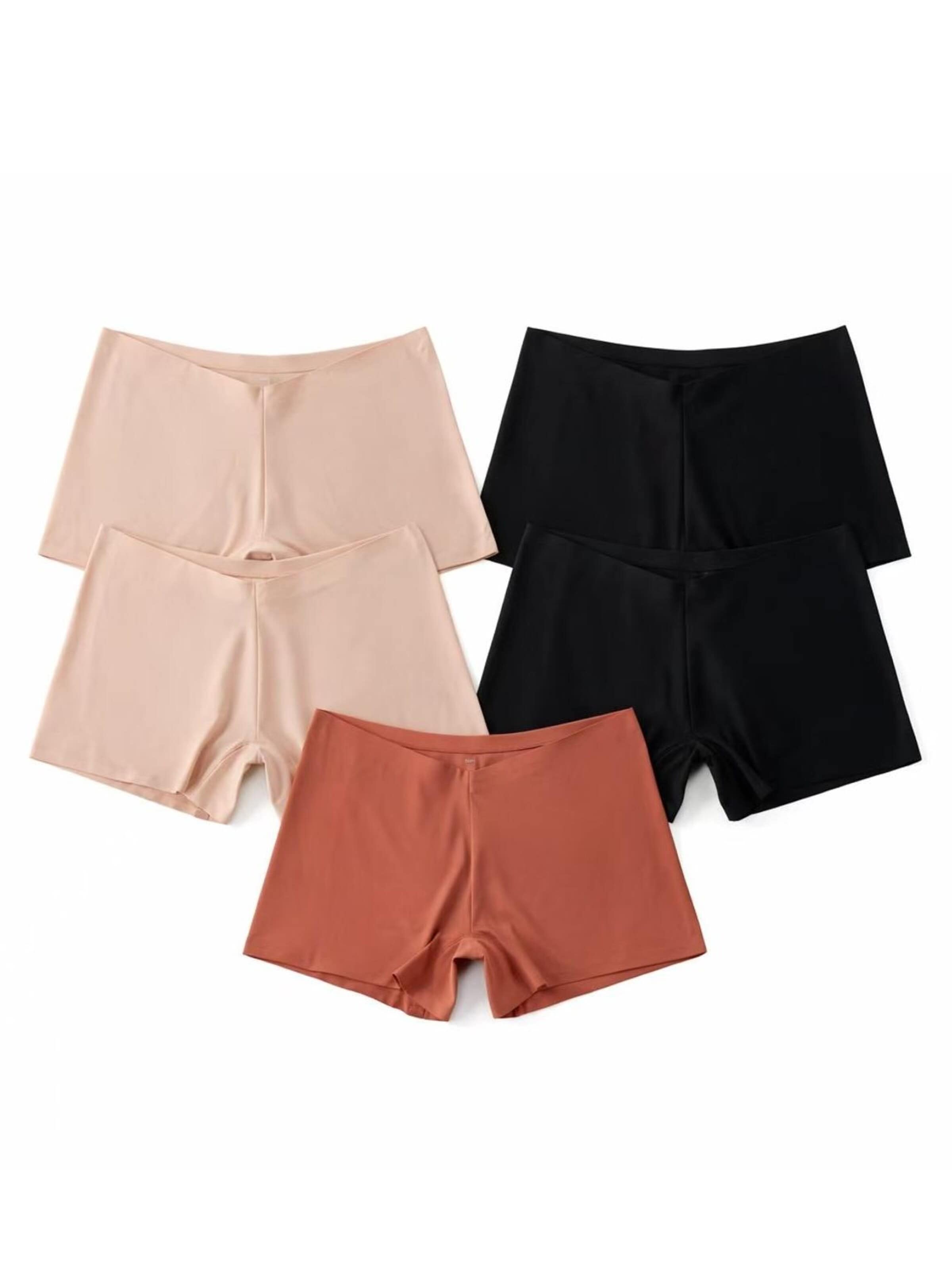 Emilie collection Broekje 'Multipack 5 basic boxershorts' in Gemengde kleuren: voorkant