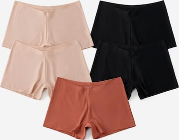 Emilie collection Panty 'Multipack 5 basic boxershorts' in Mixed colours: front