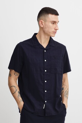 !Solid Regular fit Button Up Shirt 'Allan' in Blue: front