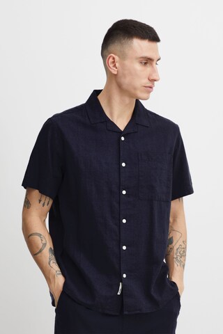 !Solid Regular Fit Hemd 'Allan' in Blau: Vorderseite