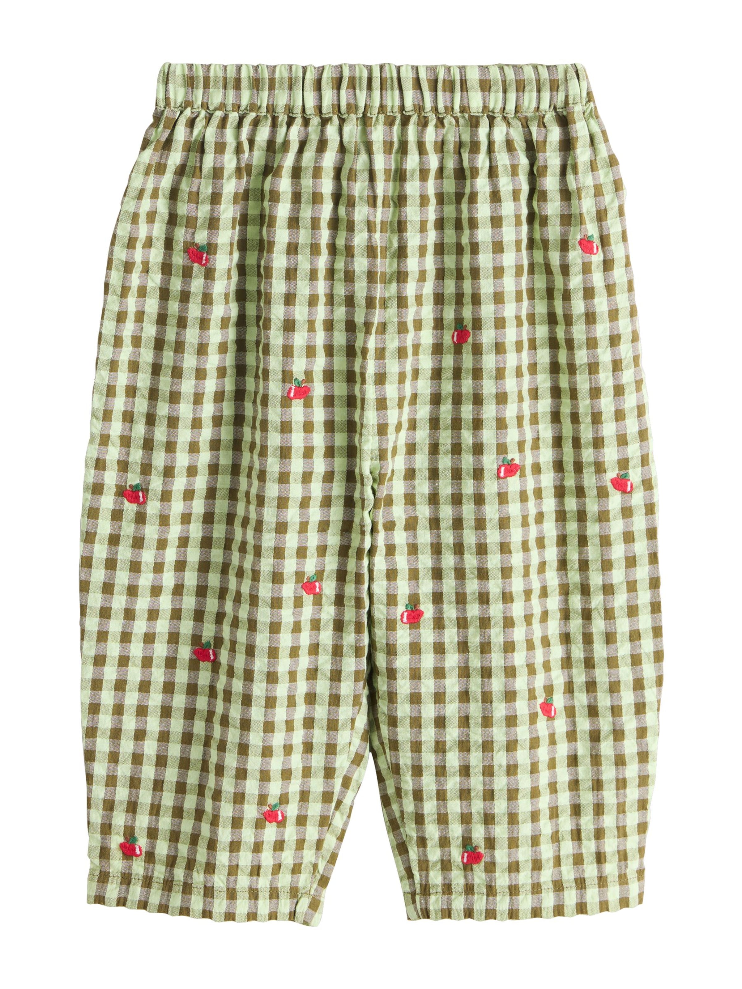 Next Свободный крой Штаны в Зеленый: спереди