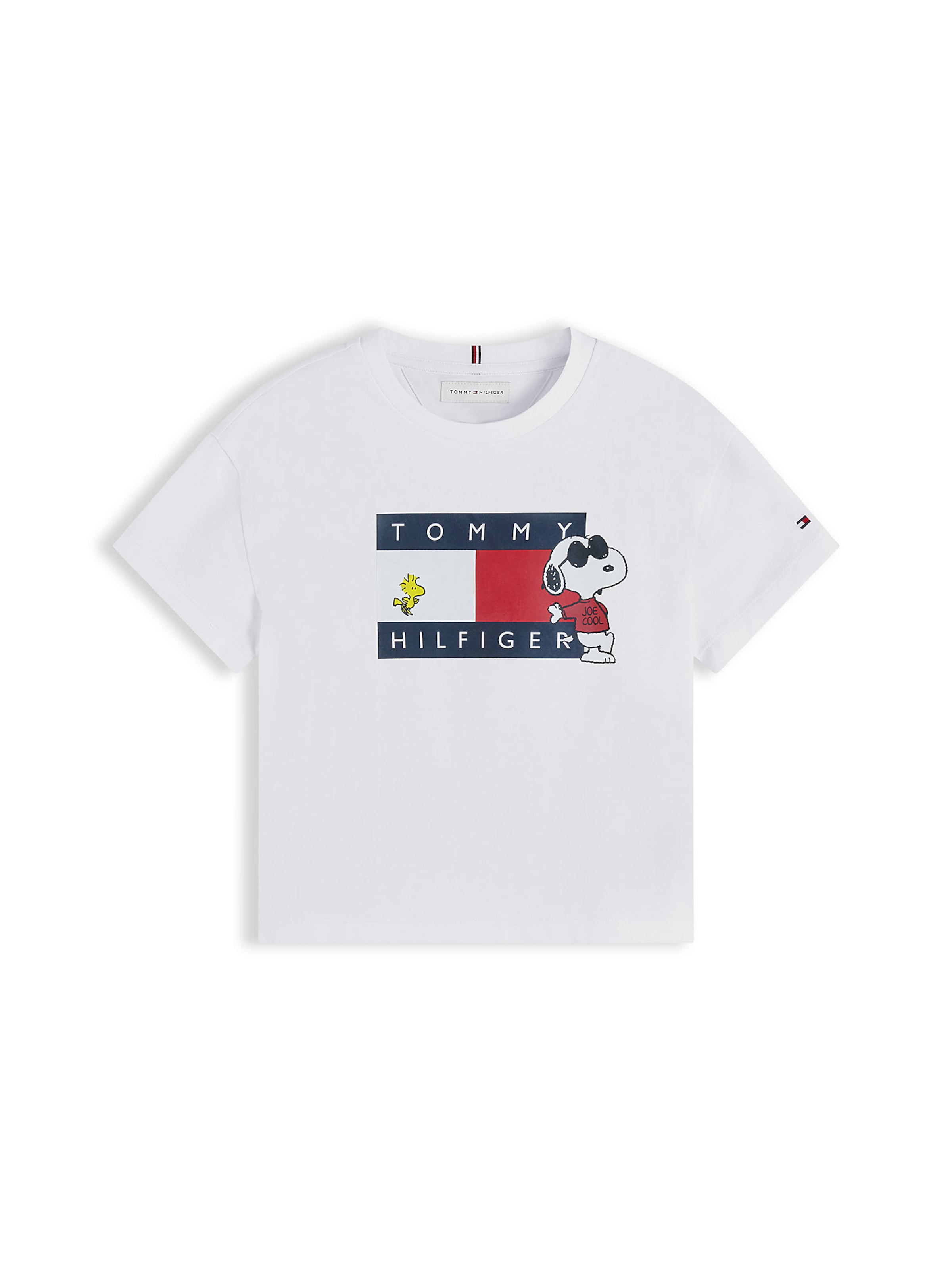 TOMMY HILFIGER Shirt 'PEANUTS' in Wit: voorkant