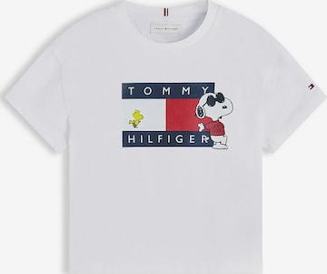 TOMMY HILFIGER Shirt 'PEANUTS' in Wit: voorkant