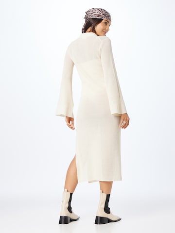 SoullandPletena haljina 'Nora' - bijela boja