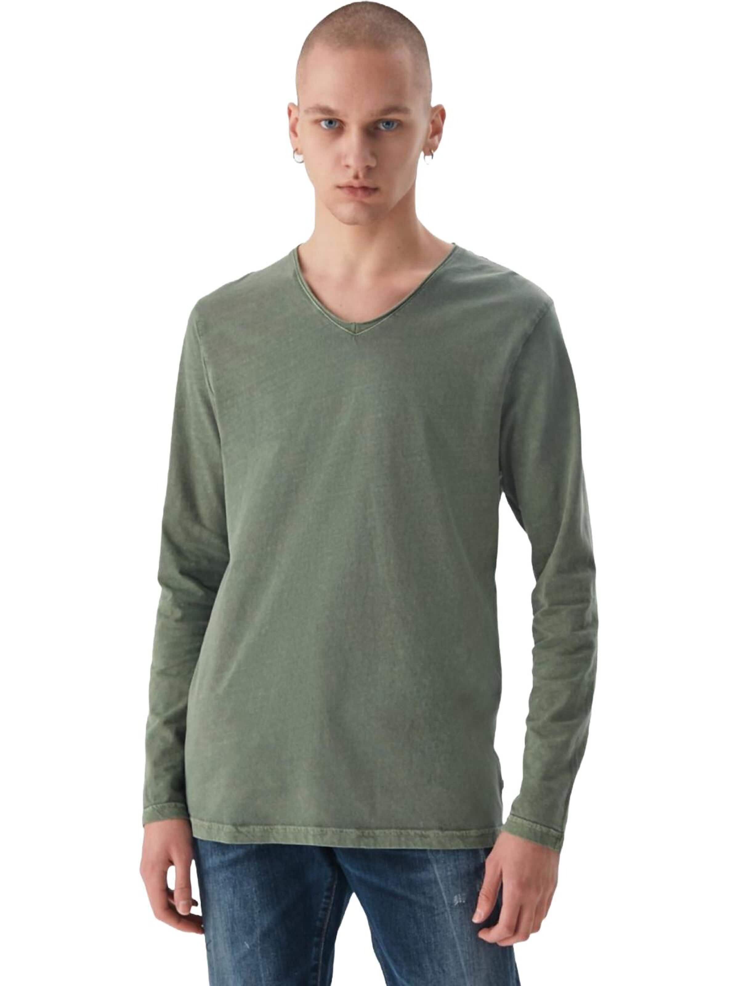 LTB Jeans Sweatshirt in Green: front