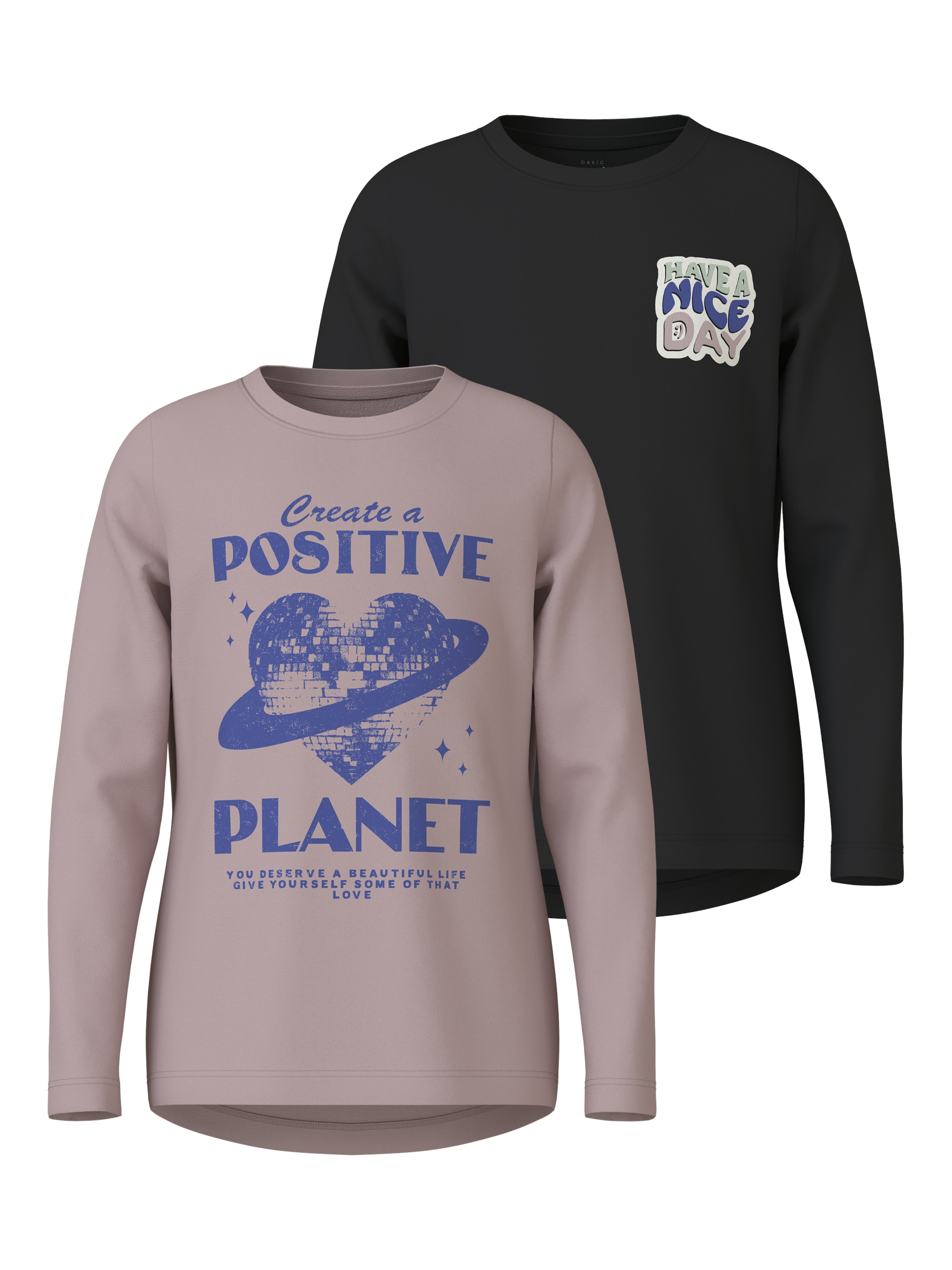 NAME IT - Camiseta 'NKFVIX' en lila: frente