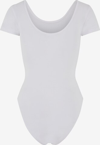 Urban Classics Shirt Bodysuit in White