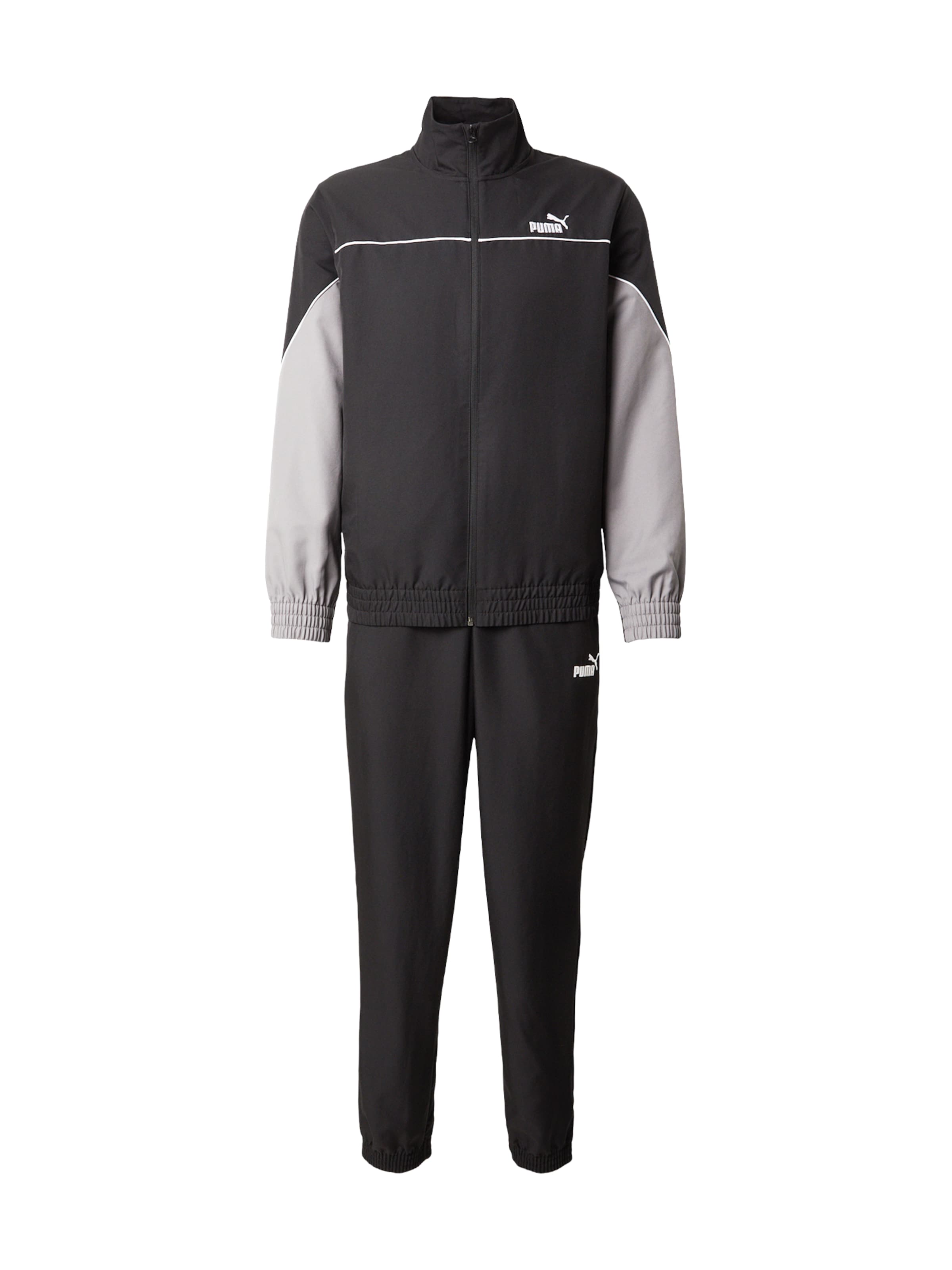 PUMA Tracksuit in Black: front